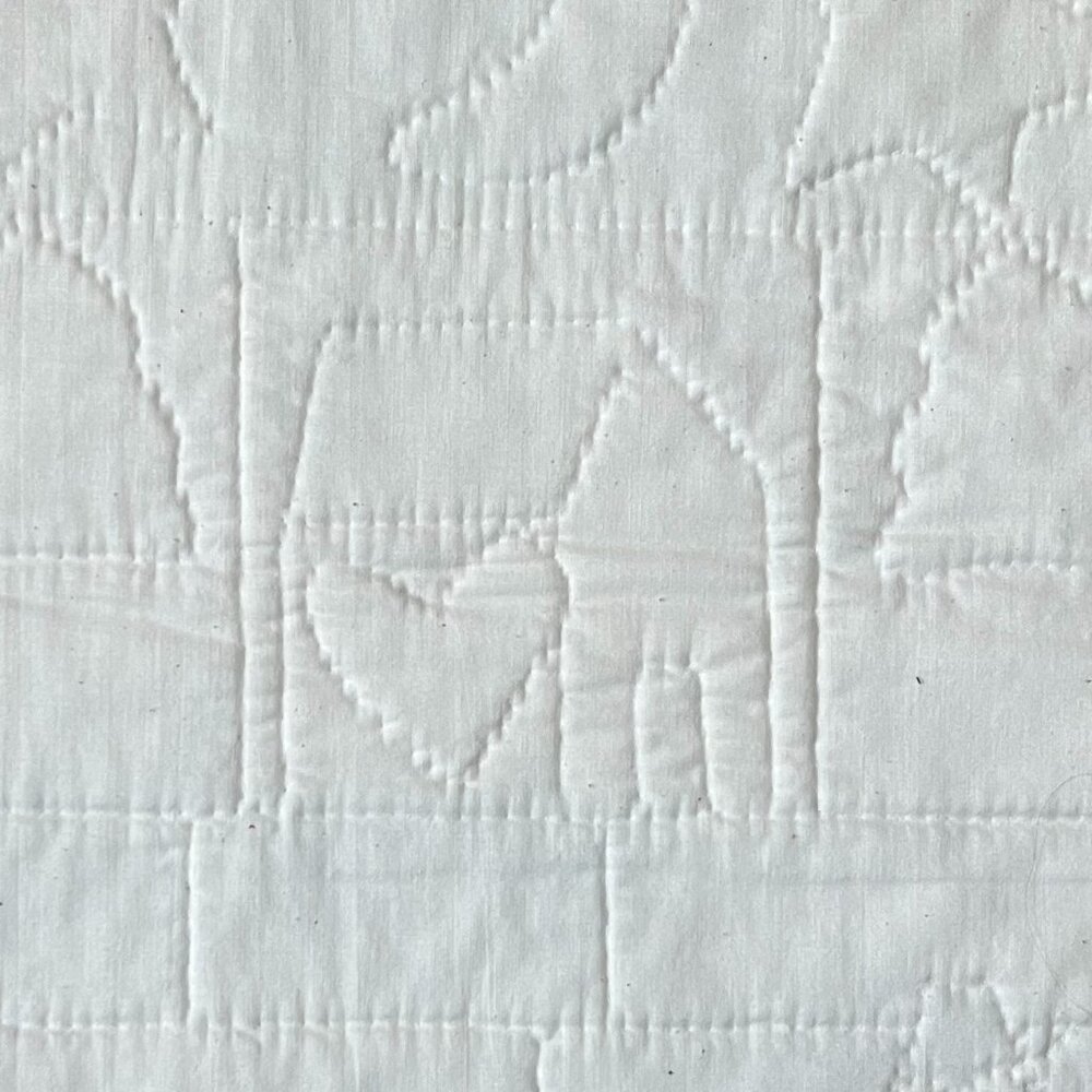 Handmade Hand Stitched Patchwork Appliqué Quilted Wall Hanging Table Topper - Picture 12 of 14